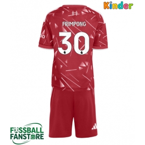 Liverpool Jeremie Frimpong #30 Replik Heimtrikot Kinder 2026-27 Kurzarm (+ Kurze Hosen)